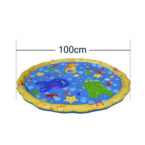 170cm Inflatable Spray Water Cushion Summer Kids Play Water Mat Lawn Games Pad Sprinkler Play Toys Outdoor Tub Swiming Pool