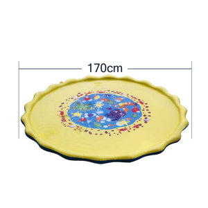 170cm Inflatable Spray Water Cushion Summer Kids Play Water Mat Lawn Games Pad Sprinkler Play Toys Outdoor Tub Swiming Pool