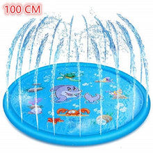 Load image into Gallery viewer, 170cm Inflatable Spray Water Cushion Summer Kids Play Water Mat Lawn Games Pad Sprinkler Play Toys Outdoor Tub Swiming Pool
