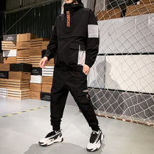 Load image into Gallery viewer, 2020 Workwear jacket men's Hooded Jacket+Pants 2PC Sets  baseball  loose Pullover coat &amp; Long Pants Mens Clothing
