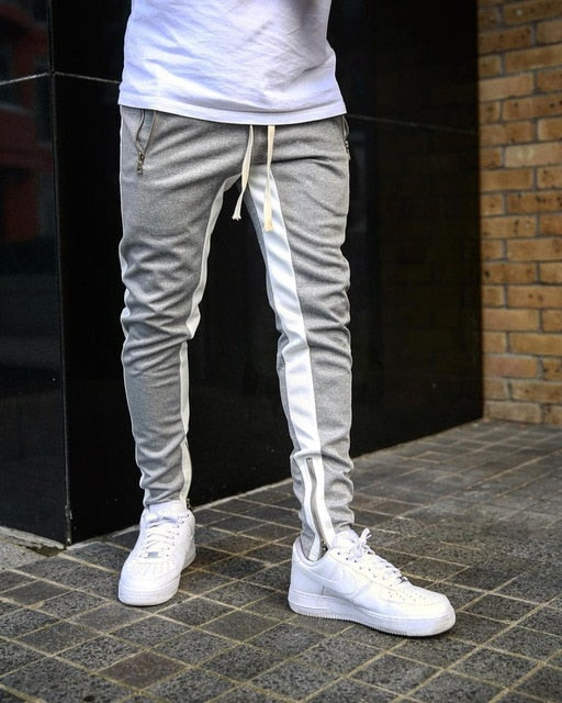 Casual Thin Polyester Track, Trousers Joggers, Streetwear Pants