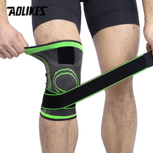 Load image into Gallery viewer, AOLIKES 1PCS 2019 Knee Support Professional Protective Sports Knee Pad Breathable Bandage Knee Brace Basketball Tennis Cycling
