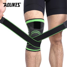 Load image into Gallery viewer, AOLIKES 1PCS 2019 Knee Support Professional Protective Sports Knee Pad Breathable Bandage Knee Brace Basketball Tennis Cycling
